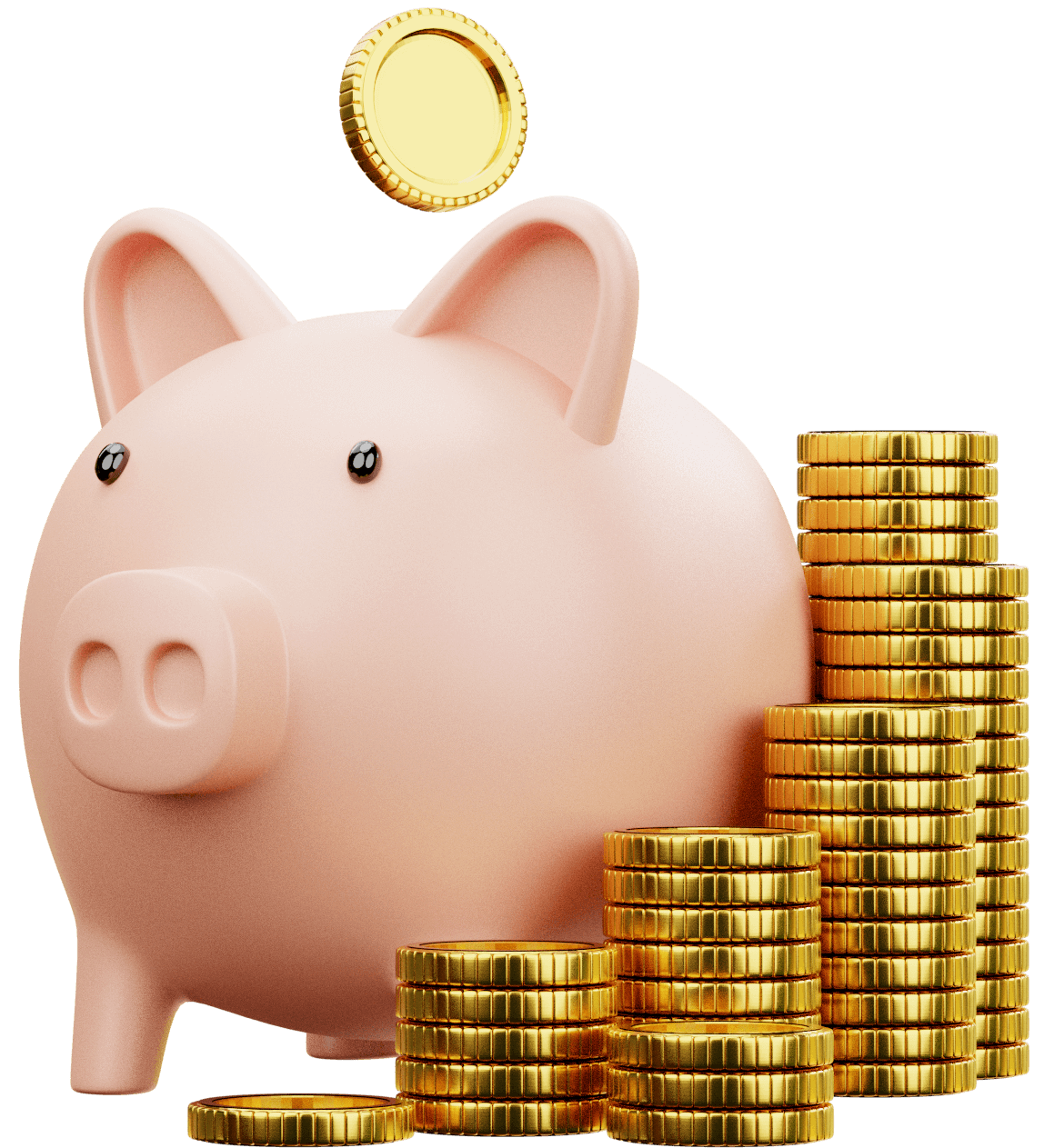 porquinho de execução e cobrança